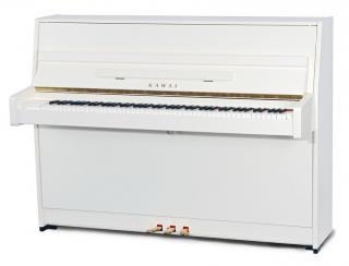 KAWAI K15 E pianino akustyczne | białe