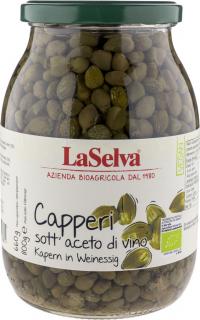 LaSelva Kapary marynowane w occie winnym 1kg BIO