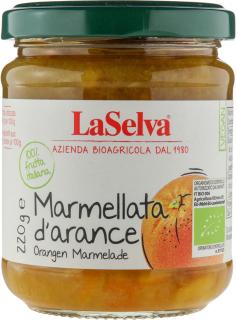 LaSelva Marmolada ze świeżych pomarańcz 220g BIO