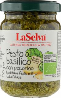 LaSelva Pesto bazyliowe z serem pecorino 130g BIO