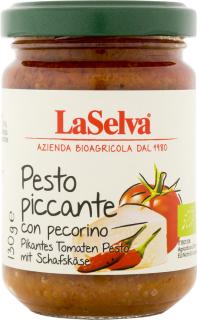 LaSelva Pikantne pesto pomidorowe z serem pecorino 130g BIO