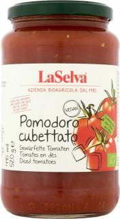 LaSelva Pomidory krojone Cubettato 520g BIO