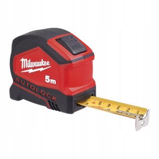 MILWAUKEE Taśma miernicza miarka AUTOLOCK 5m /25mm