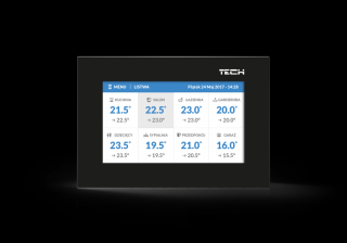 TECH ST-16S WiFi Bezprzewodowy regulator WiFi – obsługa siłowników dla 16 stref grzewczych