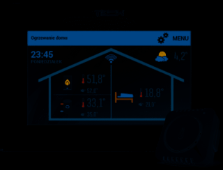 TECH ST-2801 WiFi regulator pokojowy OpenTherm CZARNY