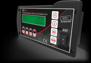 TECH ST-81 Sterownik do kotła C.O. 2 pompy +  wentylatora