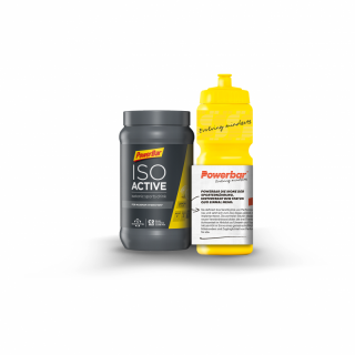 Isoactive Izotonik Sports Drink 600g + Bidon Czerwone owoce
