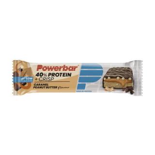 PowerBar Baton proteinowy 40% Protein+ Crisp 55g Karmel - Masło Orzechowe