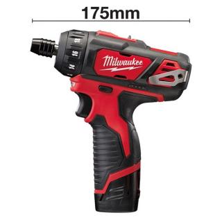 Milwaukee M12BD-202C Zakrętarka akumulatorowa 1/4"