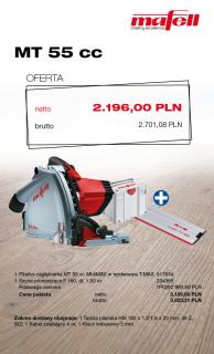 Pilarko-zagłębiarka MT 55 cc MidiMAX w systenerze T-MAX + Szyna prowadząca F 160, dł. 1,60 m