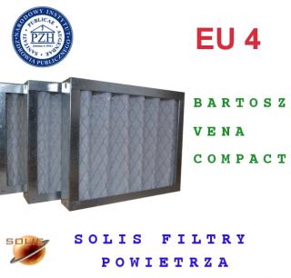 Filtr kasetowy klasy G4; VENA COMPACT; 215x215x50 FKA-4/215/215/50