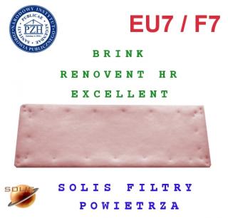 Filtr płask F7 - BRINK RENOVENT - 525x185 FF-7/525/185