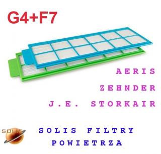 Filtry klasy G4+F7 do rekuperatorów AERIS, ZEHNDER, STORKAIR FKM-4+7/AERIS