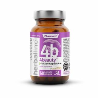 4BEAUTY SKÓRA WŁOSY PAZNOKCIE 60 KAPS VCAPS | HERBALLINE PHARMOVIT