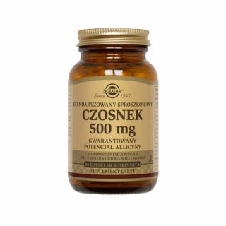 CZOSNEK STANDARYZOWANY 500 mg 90 kaps. - Solgar