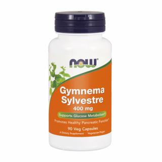 GYMNEMA SYLVESTRE 400mg 90kaps. - Now Foods