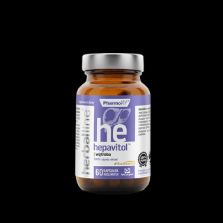 HEPAVITOL WĄTROBA 60 KAPS VCAPS | HERBALLINE PHARMOVIT