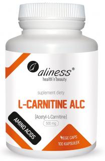 L-Carnityne ALC 500 mg 100 Vege caps. - Aliness