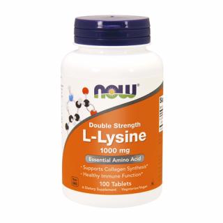 L-LYSINE 1000mg 100 tabl. - Now Foods