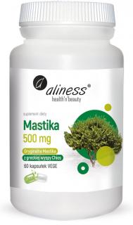 Mastika, sproszkowana żywica Pistacia lentiscus 500mg 60 Vege caps