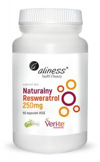 Naturalny Resweratrol Veri-Te 250mg 60 Vege caps. - Aliness