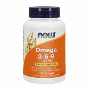 OMEGA 3-6-9 1000mg 100 soft gels - Now Foods