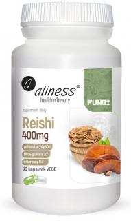 Reishi ekstrakt owocniki 40/20/1 400mg 90 Vege caps. - Aliness