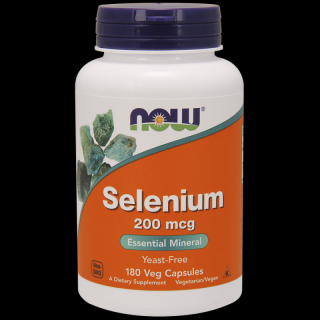 SELENIUM 200mcg 180veg. caps. - Now Foods