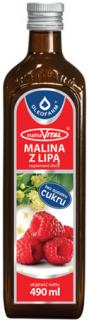 SOK MALINA Z LIPĄ 490ml - Oleofarm