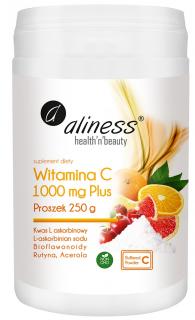 Witamina C 1000 Buforowana Plus Proszek 250g - Aliness