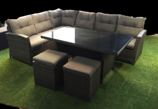 KETTLER CORNER SOFA SET CASUAL DINING, 048-61452-C