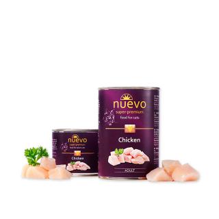 NUEVO Adult Chicken Bezzbożowa karma dla kotów 12x200g