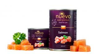 NUEVO Adult Salmon Bezzbożowa karma dla kotów 12x200g