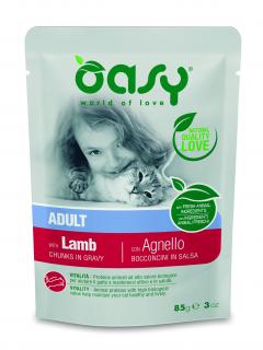 OASY Lifestage Cat Adult saszetka Jagnięcina 85g