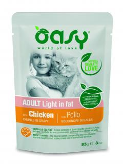 OASY Lifestage Cat Adult saszetka Light 85g