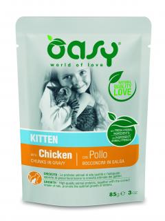 OASY Lifestage Cat Kitten saszetka Kurczak 85g