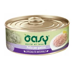 Oasy Natural Range Kitten kurczak 70g