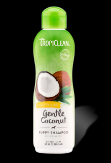 TROPICLEAN Gentle Coconut 355ml Hipoalergiczny szampon dla szczeniąt i kociąt o wrażliwej skórze