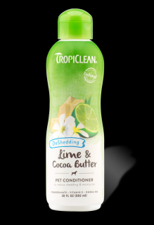 TROPICLEAN Lime  Cocoa Butter 355ml Odżywka zmniejszająca wypadanie sierści  pies/kot