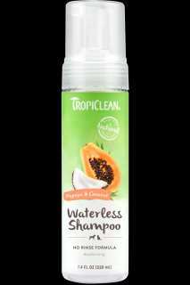 TROPICLEAN Papaya suchy szampon dla psów i kotów  220ml
