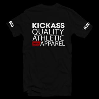 KSW Wear Kick Ass Quality Koszulka - czarna