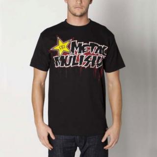 Metal Mulisha Rockstar Molten Koszulka - czarna