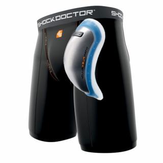 Shock Doctor Suspensor Compression Shorts + Wkładka Tytanowa