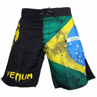 Venum Brazilian Flag Spodenki MMA - czarne