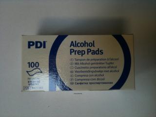 Włókninowe gaziki do dezynfekcji PDI Alcohol Prep Pads 6x3cm 100szt.