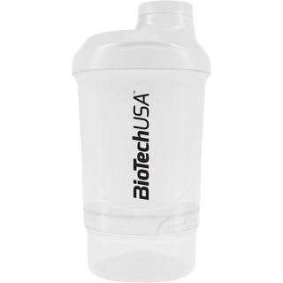 BioTech USA Shaker Wave+ Nano Opal White 300 ml (+ 150 ml)