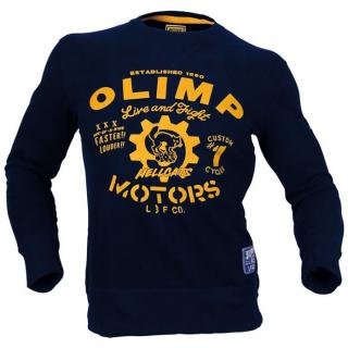 Olimp LIVE  FIGHT Bluza Men's Pullover Hell Cat - Navy