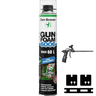 PIANA PISTOLETOWA GUNFOAM-6006 + PISTOLET