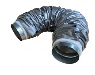 Tłumik elastyczny wentylacyjny fi 160 L-1200mm izolacja 50mm Wentec.pl