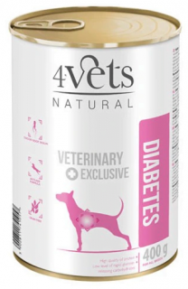 4VETS Natural diabetes dog 400g